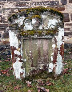 The tombstone of Thomas Breade February 2010